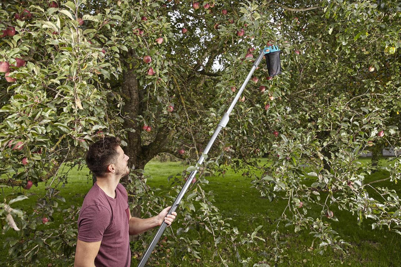 Плодосъемник Gardena Fruit Picker combisystem с телескопической ручкой 210-390 см (03115-30) - фото 4 - id-p1554416668
