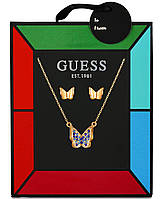 Набор украшений GUESS колье с подвеской и серьги-гвоздики оригинал