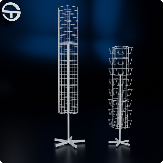 Вертушка сітчаста під навісне обладнання та стійка барабан для друкарської продукції Вертушка сітчаста під навісне обладнання та стійка барабан для друкарської продукції