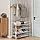 Універсальний вішак для одягу New simple floor clothes rack size 60X29.5X151 см Білий, фото 3