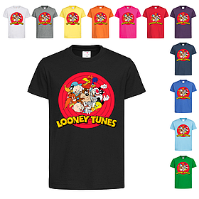 Чорна дитяча футболка З написом Looney Tunes (11-31-1)