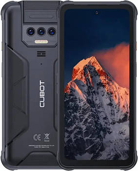 Смартфон Cubot KingKong 8 6/256GB Black, Global NFC, IP69K, 48+2+0,3/16Мп, IPS 6.52", MT8788V, 10600mAh