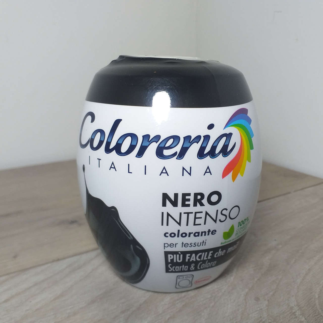 Краска для ткани Coloreria Italiana Nero Intenso для окрашивания в