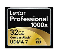 Карта памяти Compact Flash 32GB Lexar 1000X