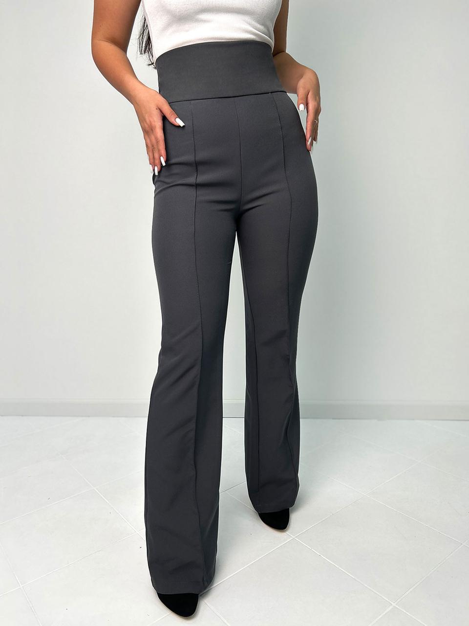 Довгі брюки з високою талією "Salvia"| Батал