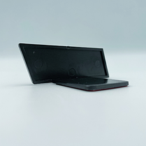 Емблема для решітки радіатора S7 AUDI (Ауді) - Чорний глянець68 х 21 мм, фото 3