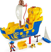 Игровой набор Fisher-Price Пиратский корабль Сантьяго Морей (свет и звуки) Santiago of the Seas HNC81