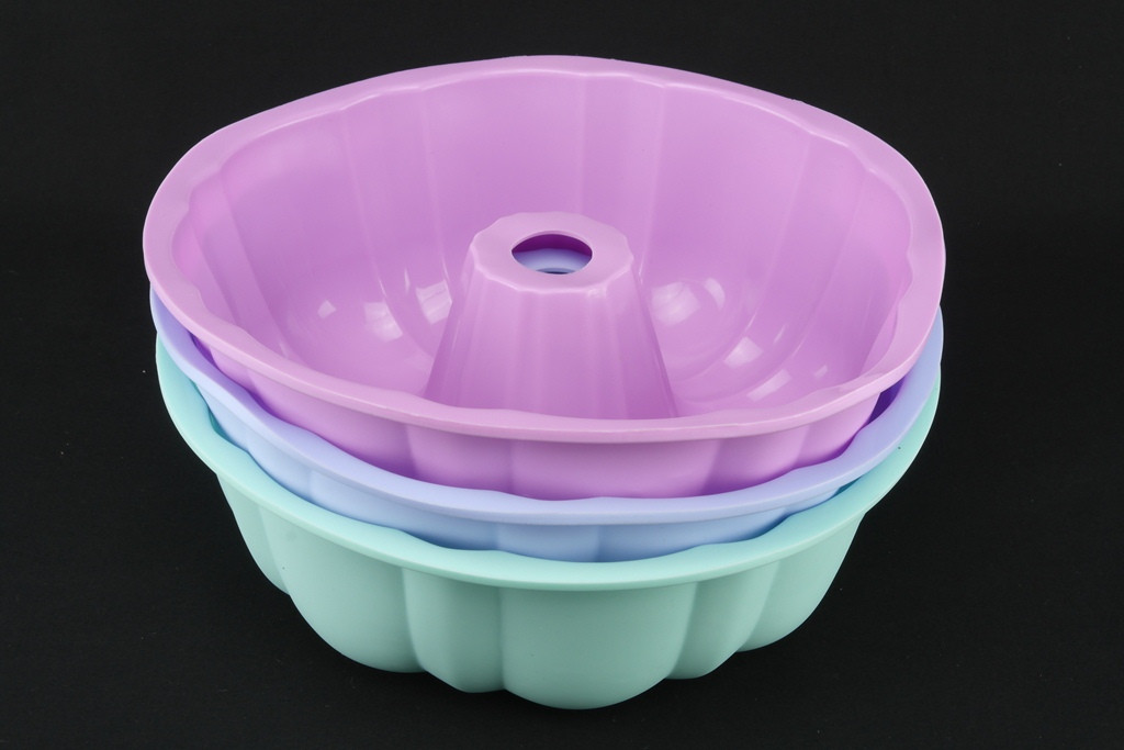 Форма силіконова для кексу з втулкою 26х8,5см