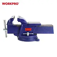 Тиски WORKPRO 200 мм поворотные PRO WP233008