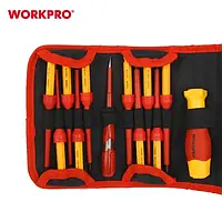 Набор отверток диэлектрических WORKPRO (12 предм.) EN/IEC 60900 PRO WP341018