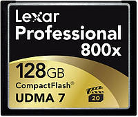 Карта памяти Compact Flash 128GB Lexar 800X