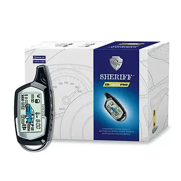 Автомобільна охоронна система сигналізація SHERIFF ZX-1095PRO з АВТОЗАПУСКОМ DIALOGUE 868Mhz до 2 км CAN ready