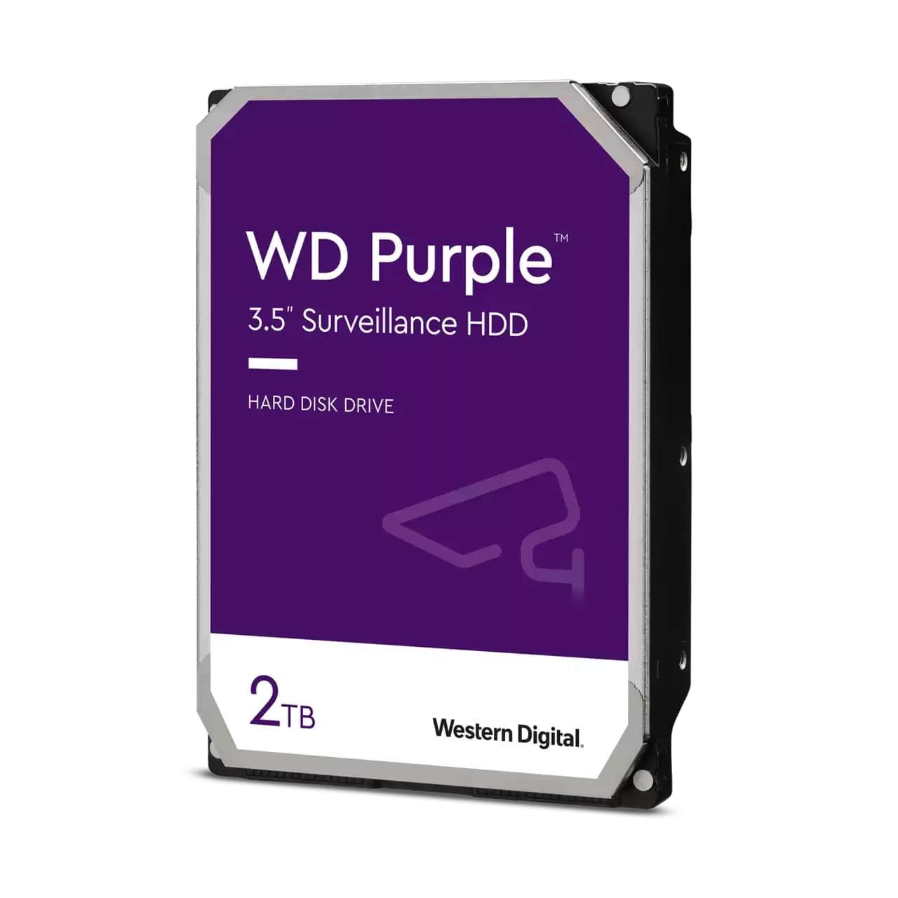 WD Жорсткий диск 2TB 3.5" 256MB SATA Purple Surveillance, фото 1