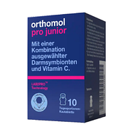 Orthomol Pro Junior жевательные таблетки в виде мишки со вкусом клубники, 10 шт