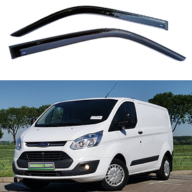 Дефлектори вікон вітровики для авто Ford Transit Custom 2012 -> (скотч) AV-Tuning