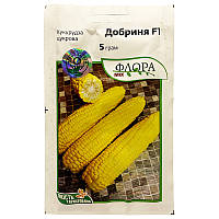 Семена кукурузы сахарной, ранней "Добрыня" F1 (5 г) от Lark Seeds, США