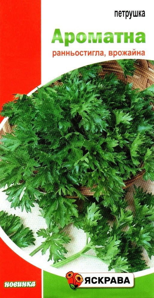 Насіння петрушки листкова Ароматна, ТМ Яскрава, 2г
