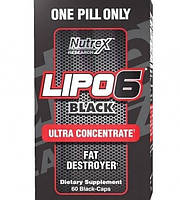 Жиросжигатель термогеник Nutrex Lipo 6 Black Ultra Concentrate 60капс США