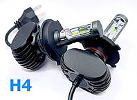 Светодиодные LED лед лампы HEADLIGHT S1 цоколь H4, свет 6500К