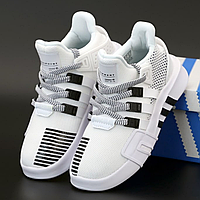 Кроссовки мужские Adidas Equipment white / Адидас Еквипмент белые высокие