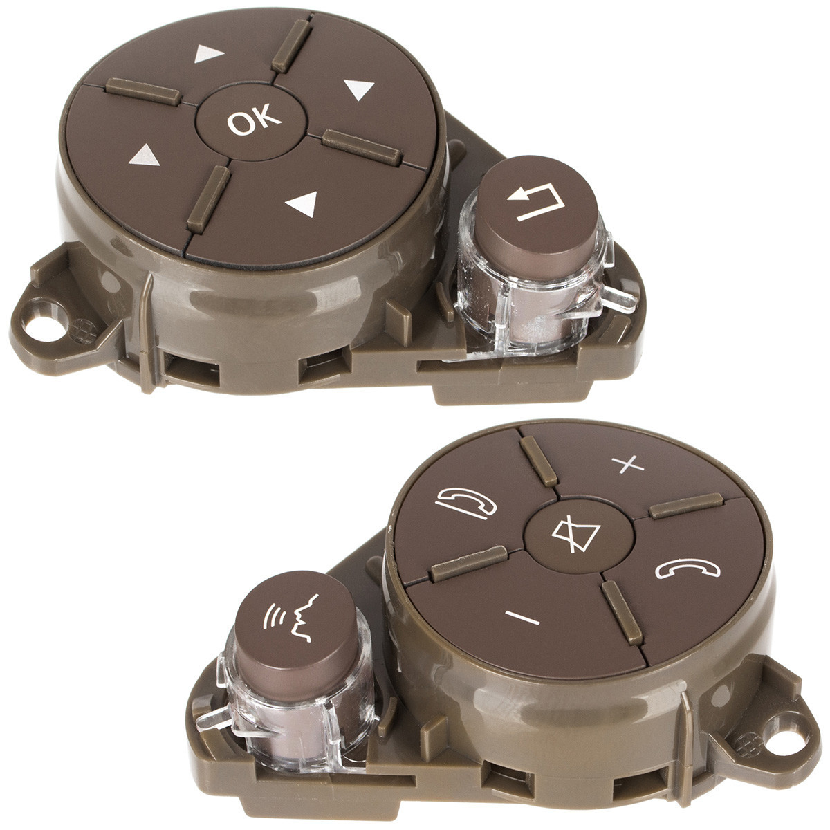 Mercedes E-CLASS (08-15) перемикач мультимедії на кермі світло-коричневий (комплект), 2048210151 Мерседес Е-Клас, фото 1