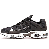 Кроссовки мужские и женские Nike air max TN+ Terrascape black / Найк аир макс ТН+ плюс черные