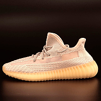 Кроссовки женские Adidas Yeezy Boost 350 pink / Адидас Изи буст 350 розовые рефлективные