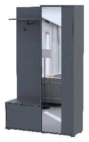 Передпокій Doros Дора Графіт 113,5х40х192 (44900219)