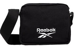 Маленька котонова сумка на плече Reebok Classic чорна