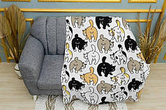 Плед «Попки котиків»