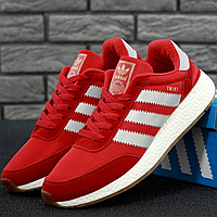 Кроссовки женские и мужские Adidas Iniki red / Адидас Иники красные