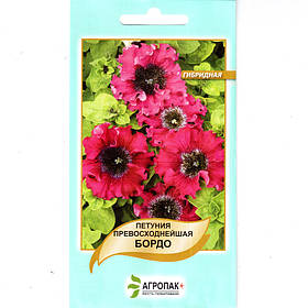 Насіння петунії гібридної "Бордо" (20 насінин) від Legutko, Польща