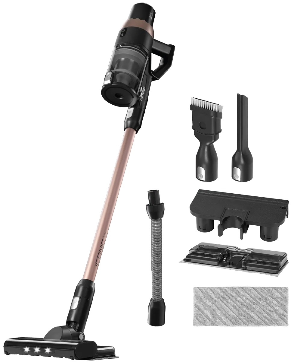 Бездротовий пилосос Concept ICONIC SMART AQUA 21,6 В VP6025 вертикальний із функцією швабри 3 в 1