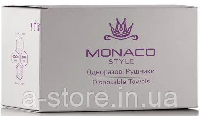 Одноразові рушники Monaco Style сітка, 40см Х 70см (100шт/уп), фото 1