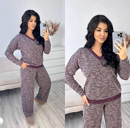 Комфортний жіночий костюм, тканина "Ангора" 48, 50, 52, 54, 56, 58 розмір 48, фото 1