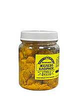 Хлорне залізо безводне в прозорій банці ТОВ ПМ 250 грамів