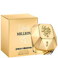 Женская парфюмерная вода Paco Rabanne Lady Million (Пако Рабанн Леди Миллион), 80 мл.