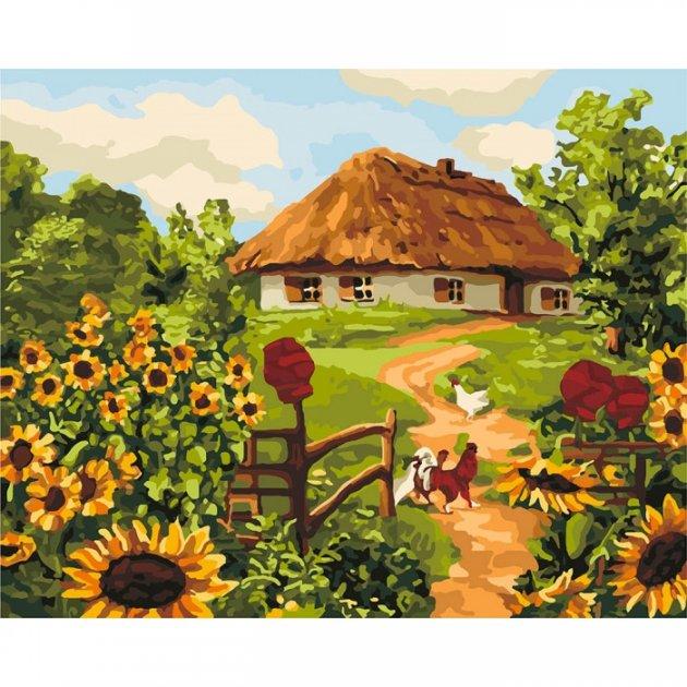 Картина по номерам. "Українська хатинка" KHO 2280 40*50 см