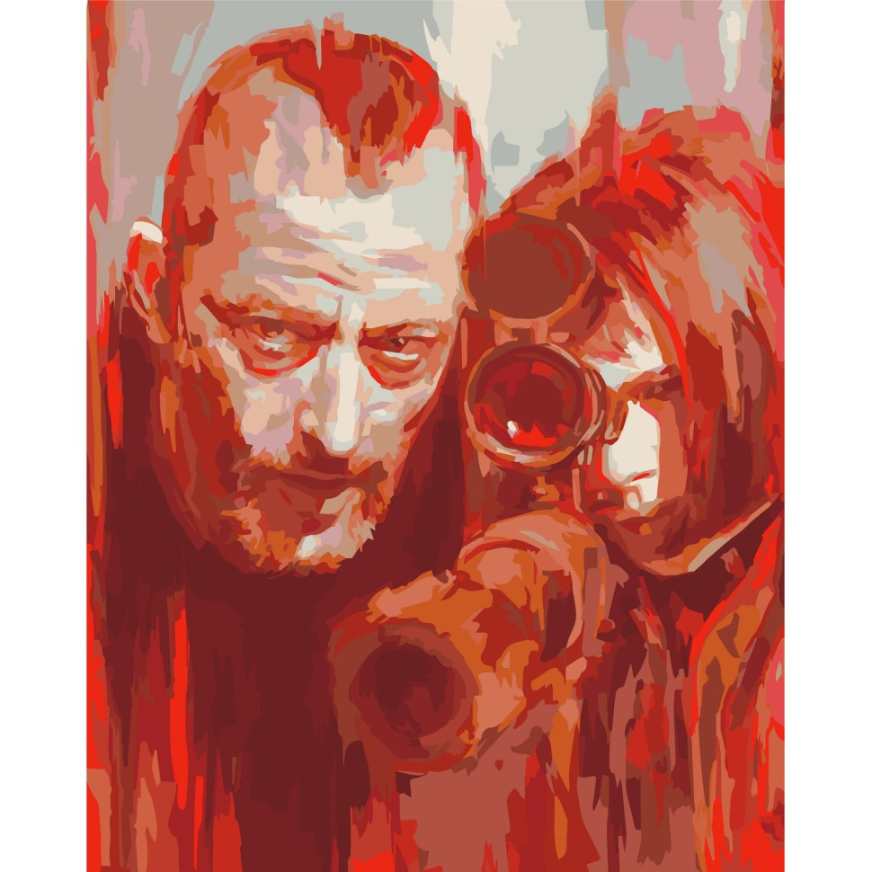 Картина за номерами Навчи мене вбивати. Герої кіно. Леон кіллер 40*50 см Art Craft 10050-AC