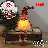 Светящийся гном, рождественская безликая кукла, рождественское украшение для дома