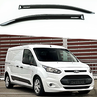 Дефлекторы окон ветровики для авто Ford Transit Connect II 2013-> (скотч) AV-Tuning