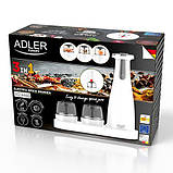Набір з 3 млинів для спецій, солі та перцю - USB Adler AD 4449w, фото 5