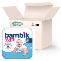 Підгузники - трусики Bambik Бамбик  4 (144 шт /9-15 кг)