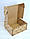 Коробка новорічна ялинки коричнева 21*20,5*10,5см, фото 5