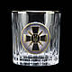 Набір для віскі Сухопутні війська ЗСУ 5 предметів Boss Crystal, графін + 4 келиха, фото 4