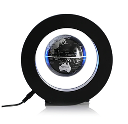 Глобус левітуючий RESTEQ. Хмара в повітрі земної кулі. літаючих земної кулі з підсвічуванням. Чорний