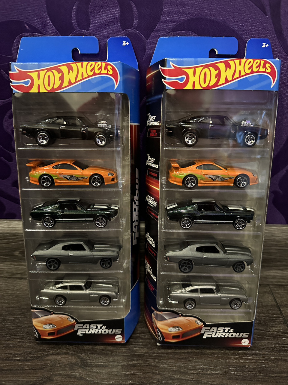 Набор машинок Hot Wheels из 5 шт. Fast and Furious., цена: 700