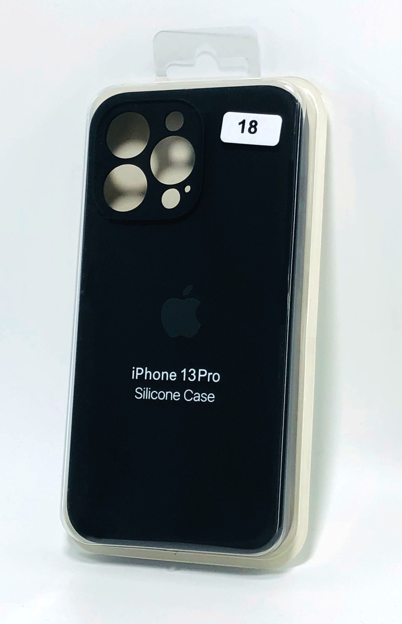Чохол для телефону iPhone 13Pro Silicone Case original FULL №18 black (4you)