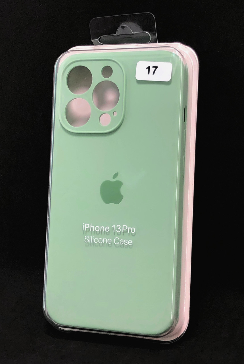 Чохол для телефону iPhone 13Pro Silicone Case FULL №17 spring mint (4you)