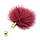 Пухнастий тиклер червоний, лоскотання БДСМ аксесуар для садо-мазо ігор, фото 2
